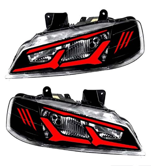 چراغ مدل red-avant پژو پارس