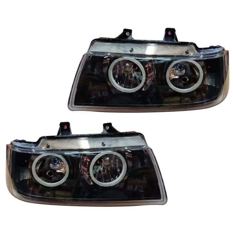 چراغ جلو خودرو طرح 2حلقه نئونی سمند